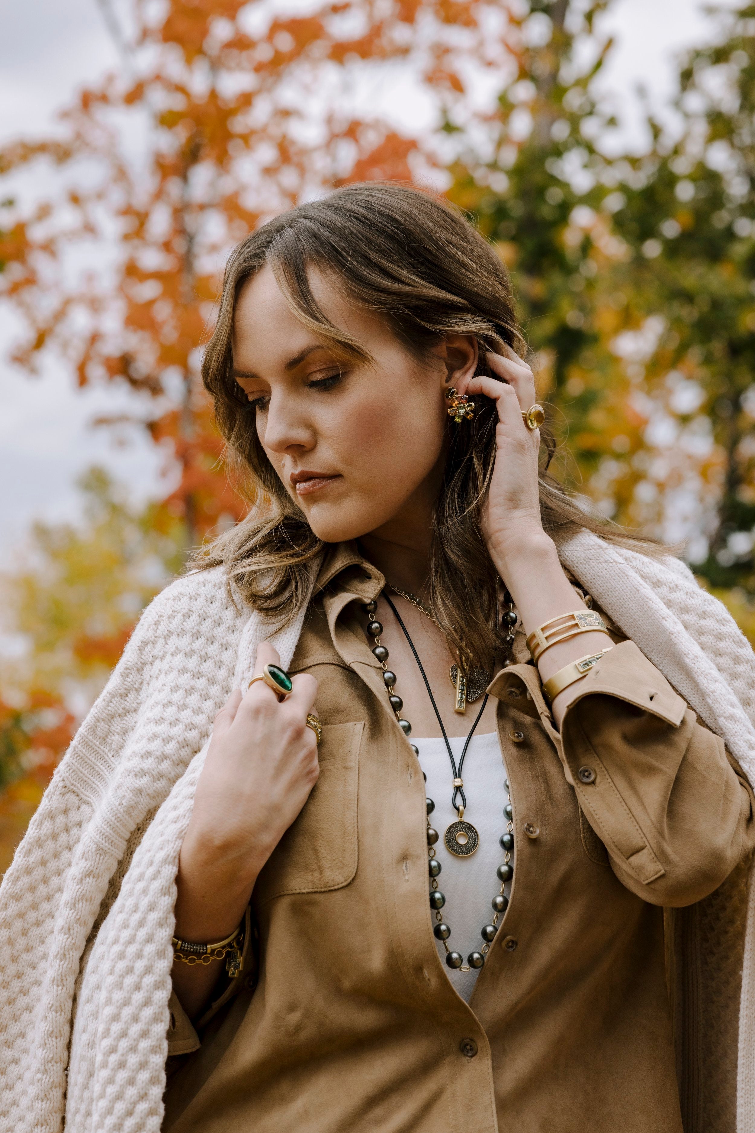 Leather Cord with Diamond Slider - All Colors