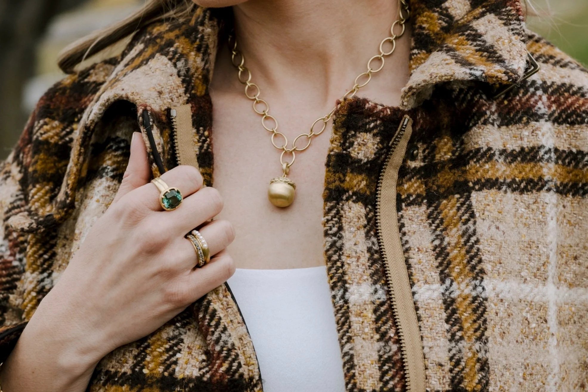 Edged Eternity Band - Akoya Pearl