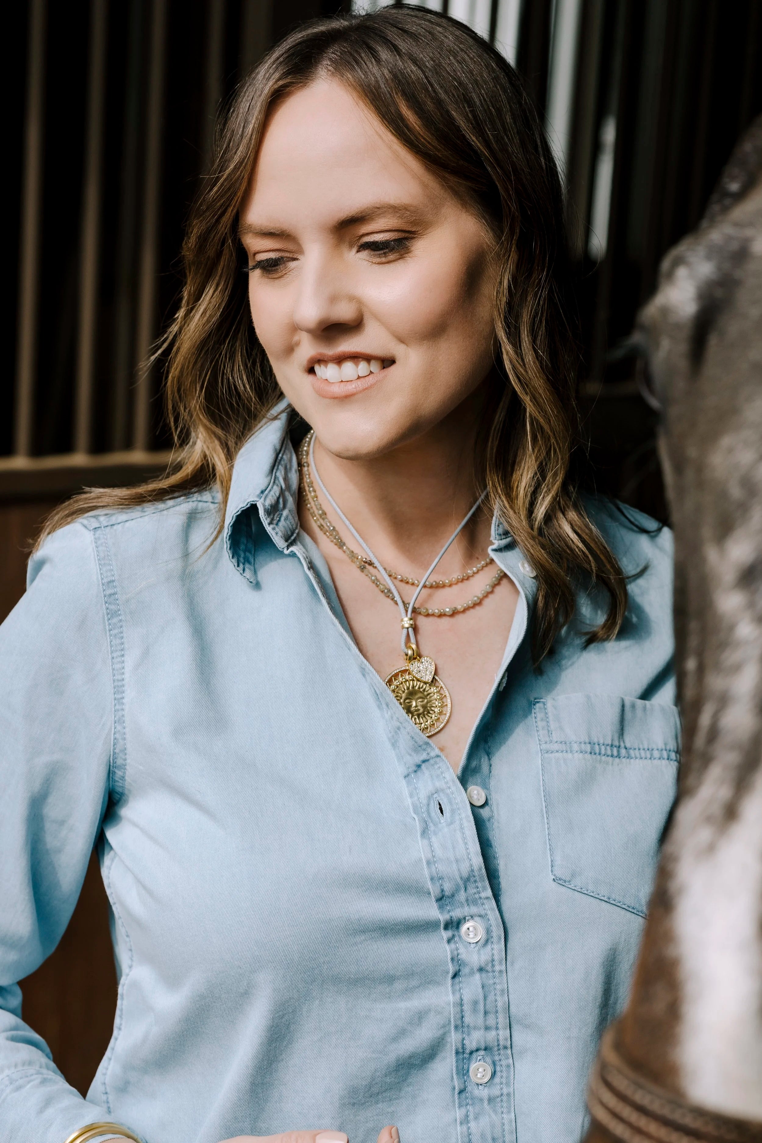 Leather Cord with Diamond Slider - All Colors