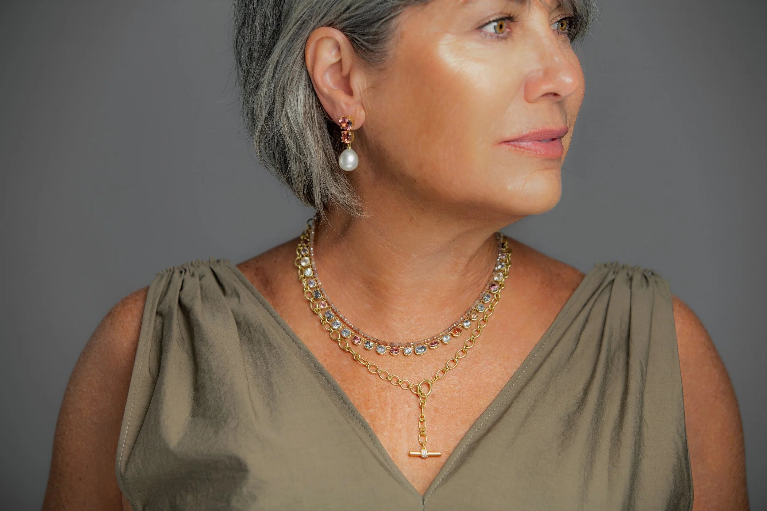 Rust Diamond Beads