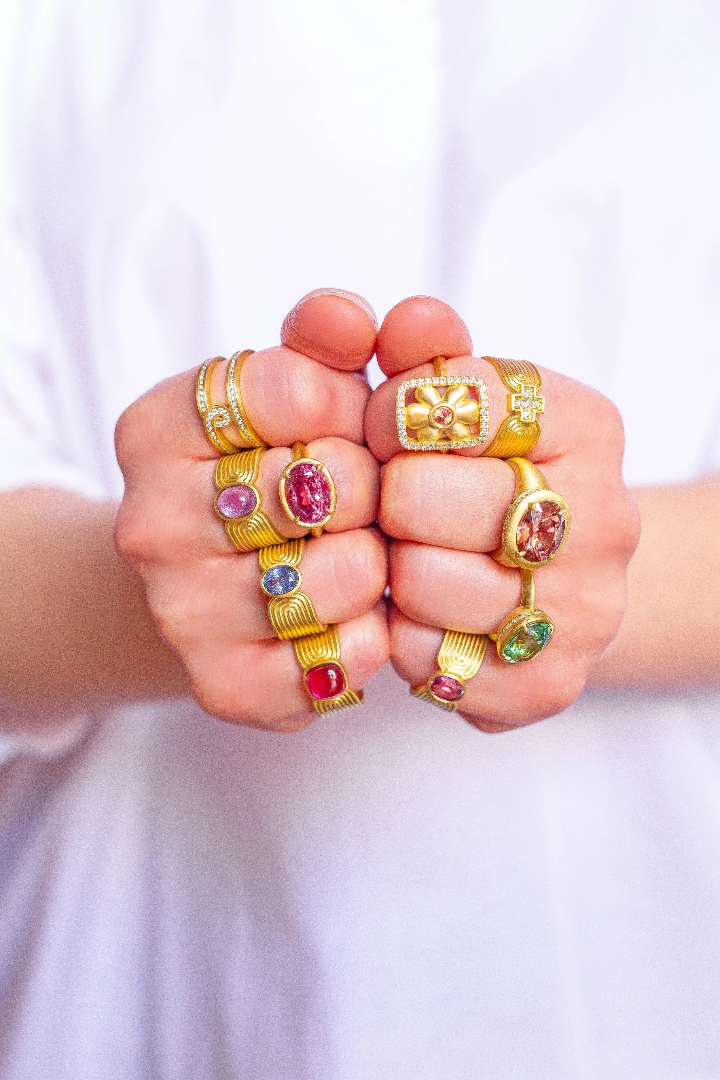 Petal Ring - Diamond