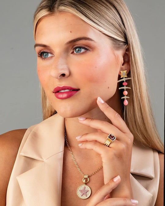 Conch Pearl Earrings