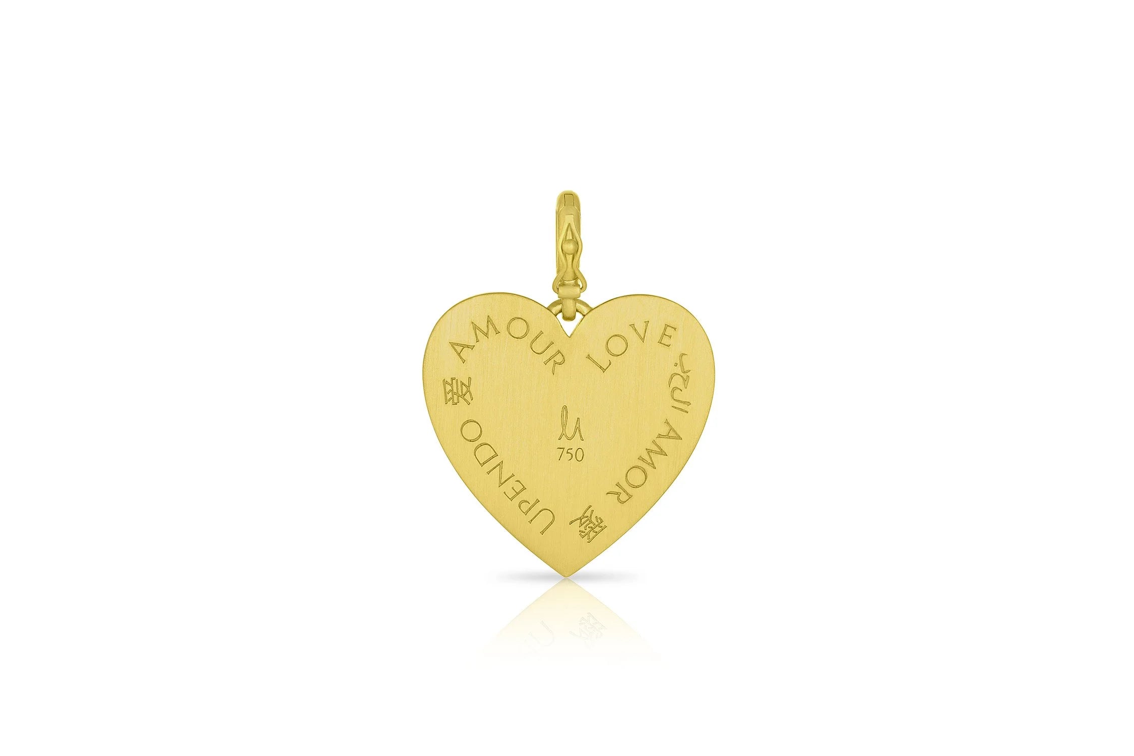 Medium Heart Pendant - Multi Color