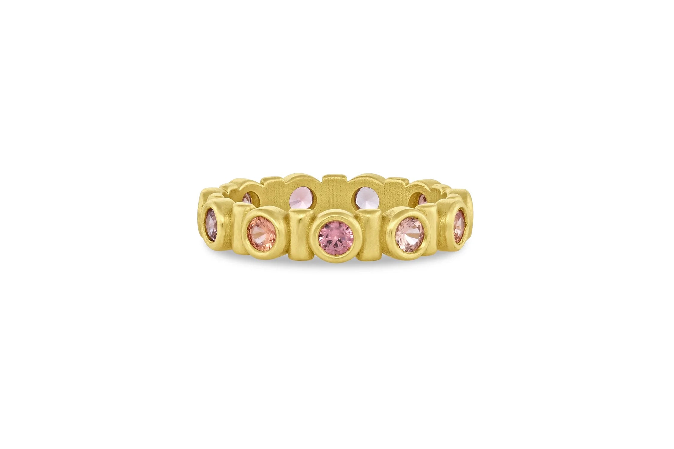 Ulaini Eternity Band -Malaia Garnet