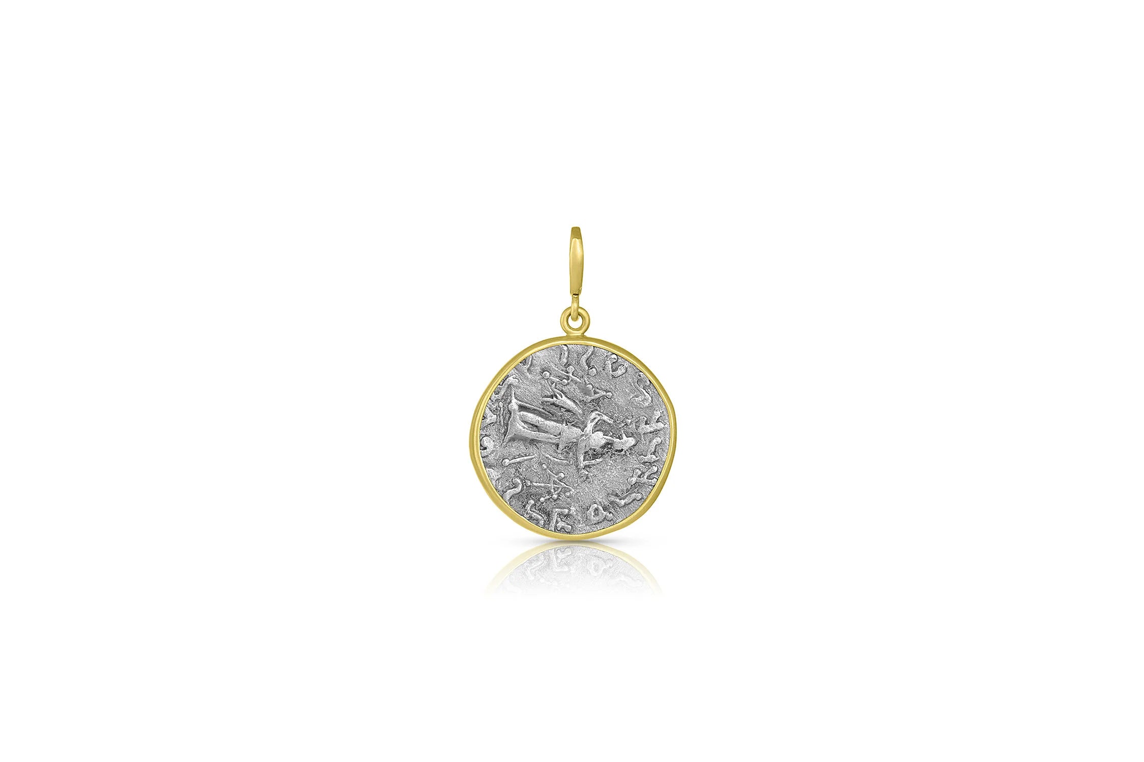 Ancient Tetradrachma King Azes II Pendant