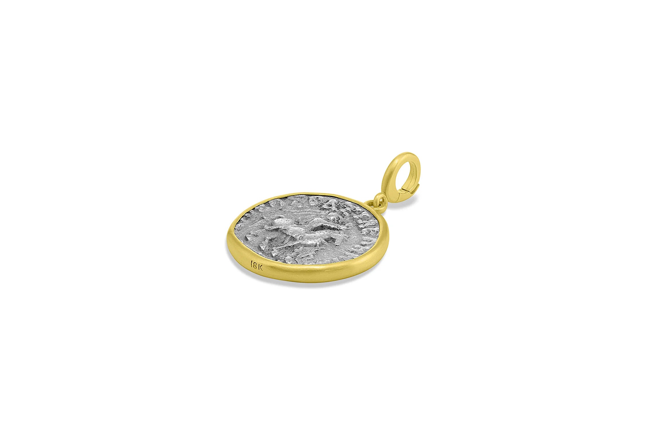 Ancient Tetradrachma King Azes II Pendant