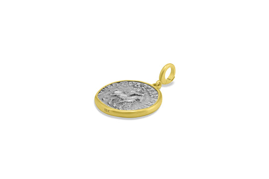 Ancient Tetradrachma King Azes II Pendant