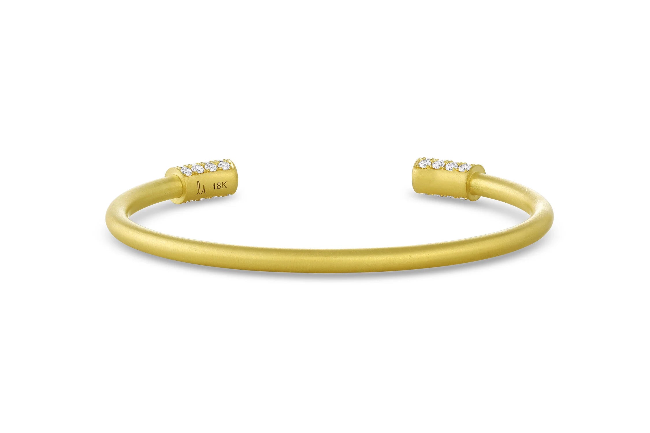 Amani Cuff w/Diamond Pavé Ends