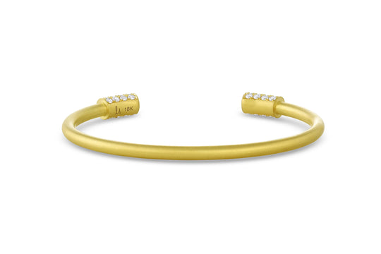 Amani Cuff w/Diamond Pavé Ends