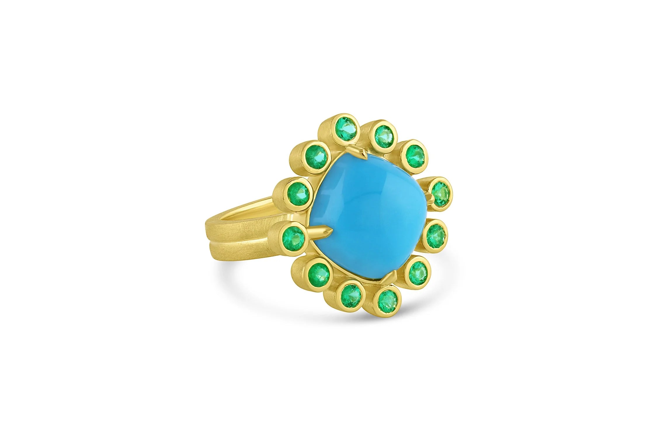 Essential Colors Ring - Turquoise & Emerald