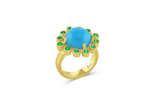 Essential Colors Ring - Turquoise & Emerald