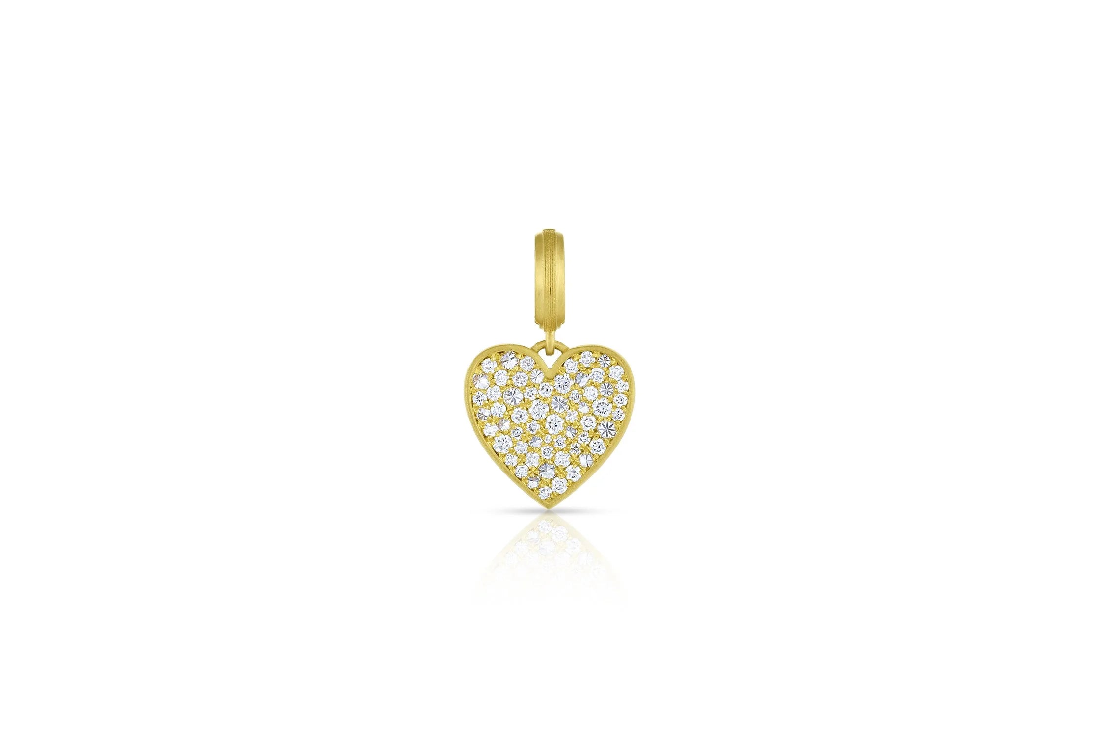 Small Heart Pendant - Diamond