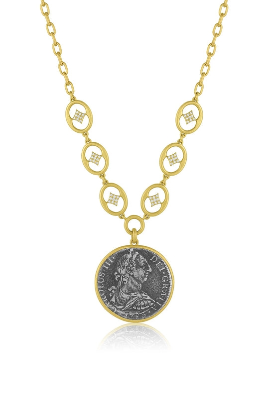 Large Bahari Pirate Coin Necklace