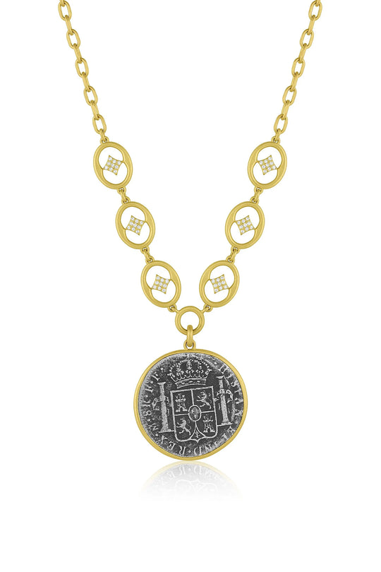Large Bahari Pirate Coin Necklace