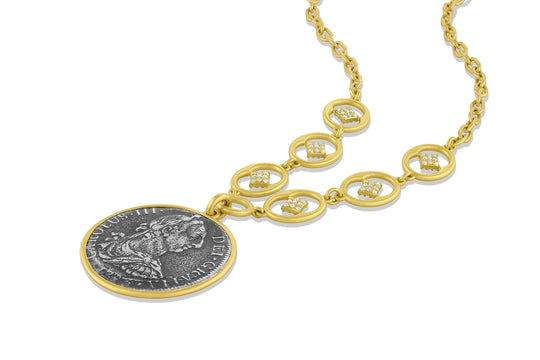 Large Bahari Pirate Coin Necklace