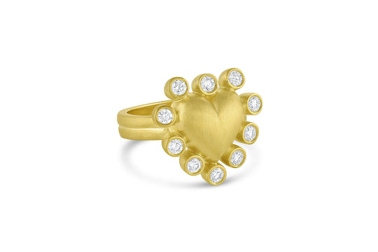 Essential Colors Heart Ring - Diamond