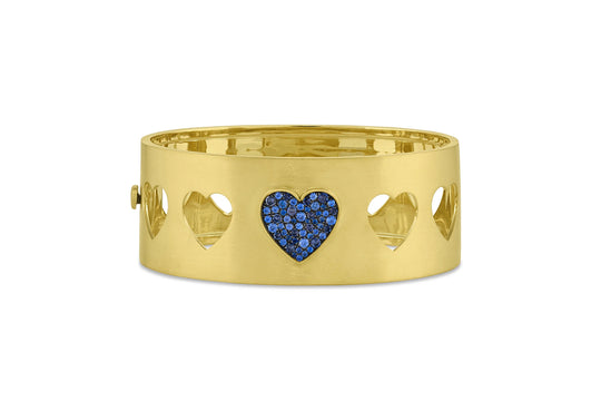 Hinged Heart Bracelet