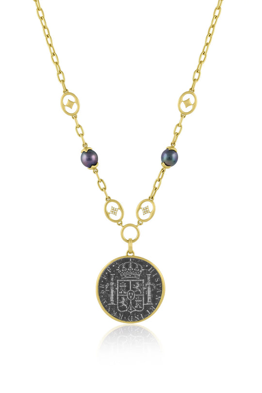 Bahari Pirate Coin Necklace