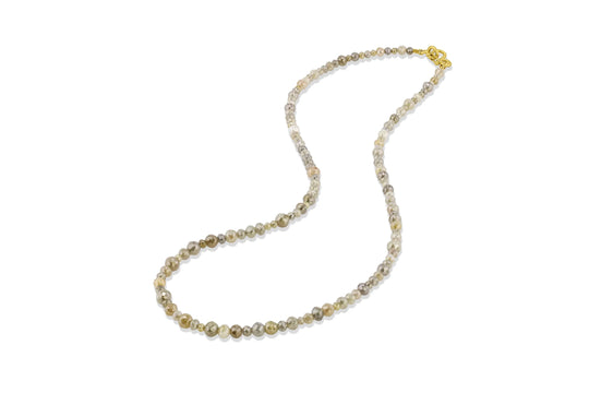 Grey/Green Diamond Beads