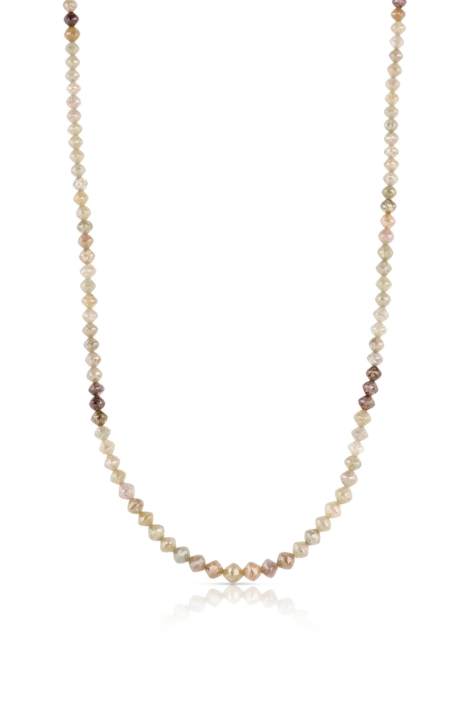 Grey/Green/Brown Diamond Beads