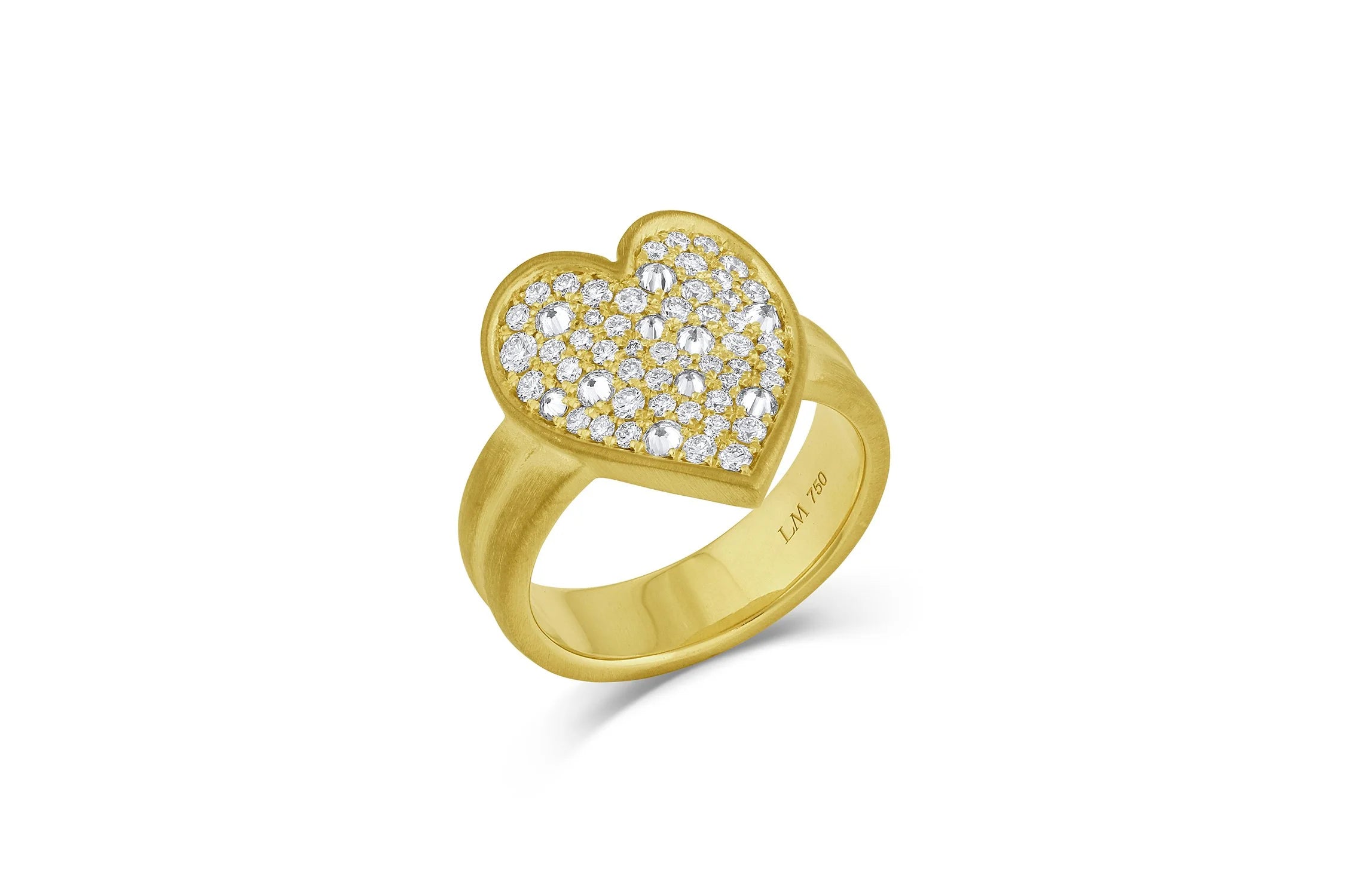 Pavé Heart Ring - Diamond
