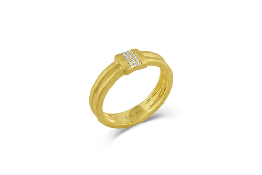 Amani Double Band Slider Ring