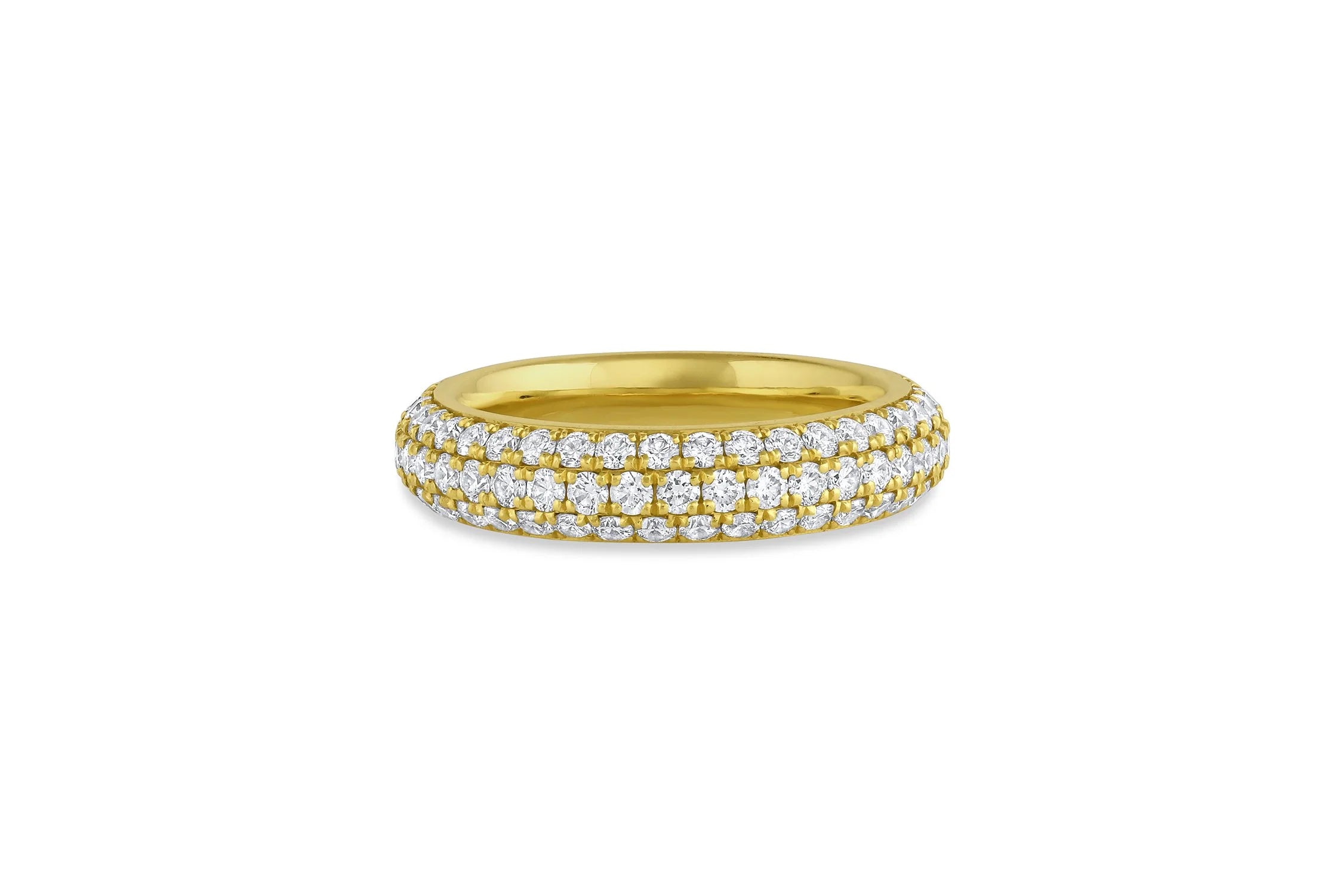 Triple Row Eternity Band - Diamond