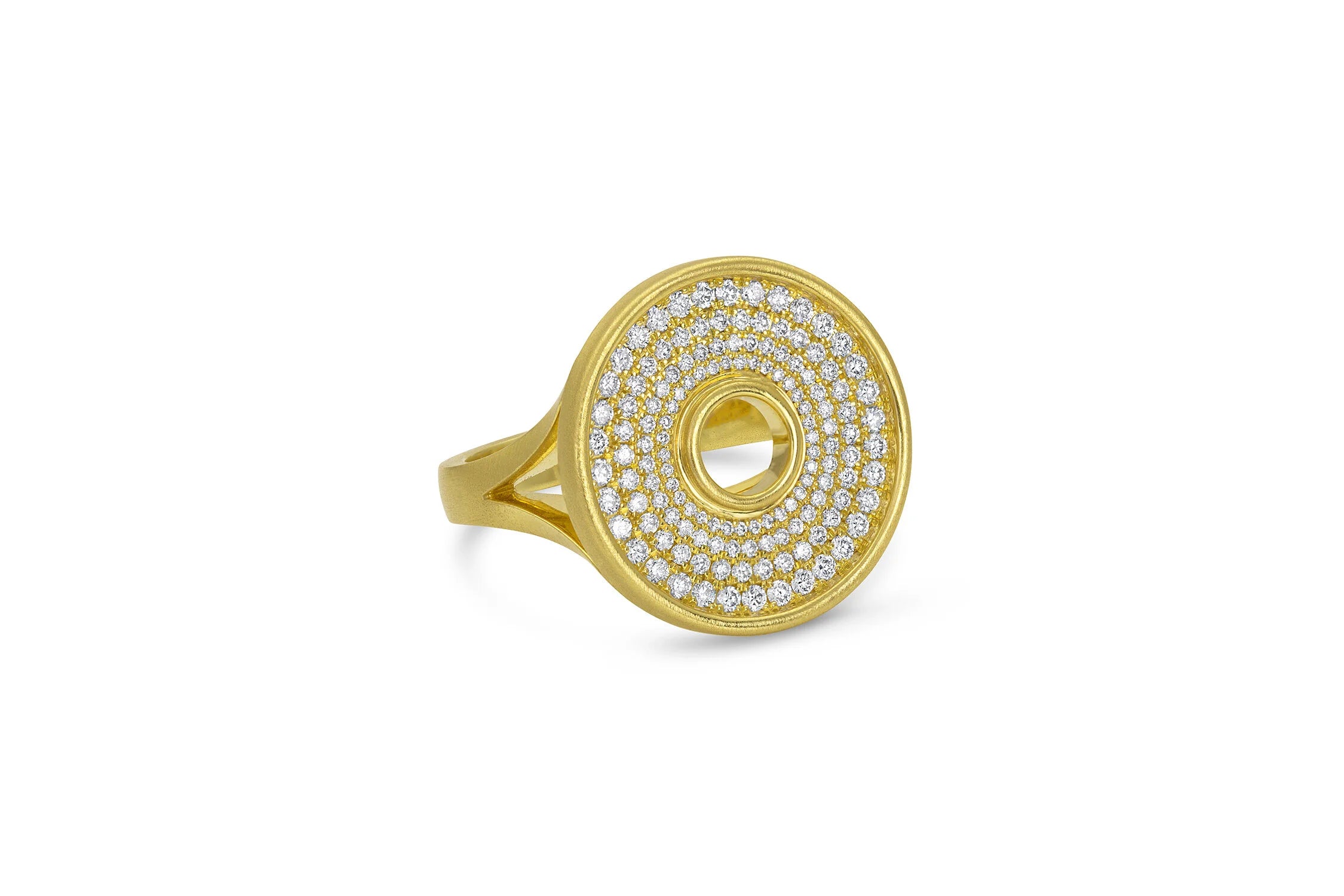 Amani Pavé Disc Ring