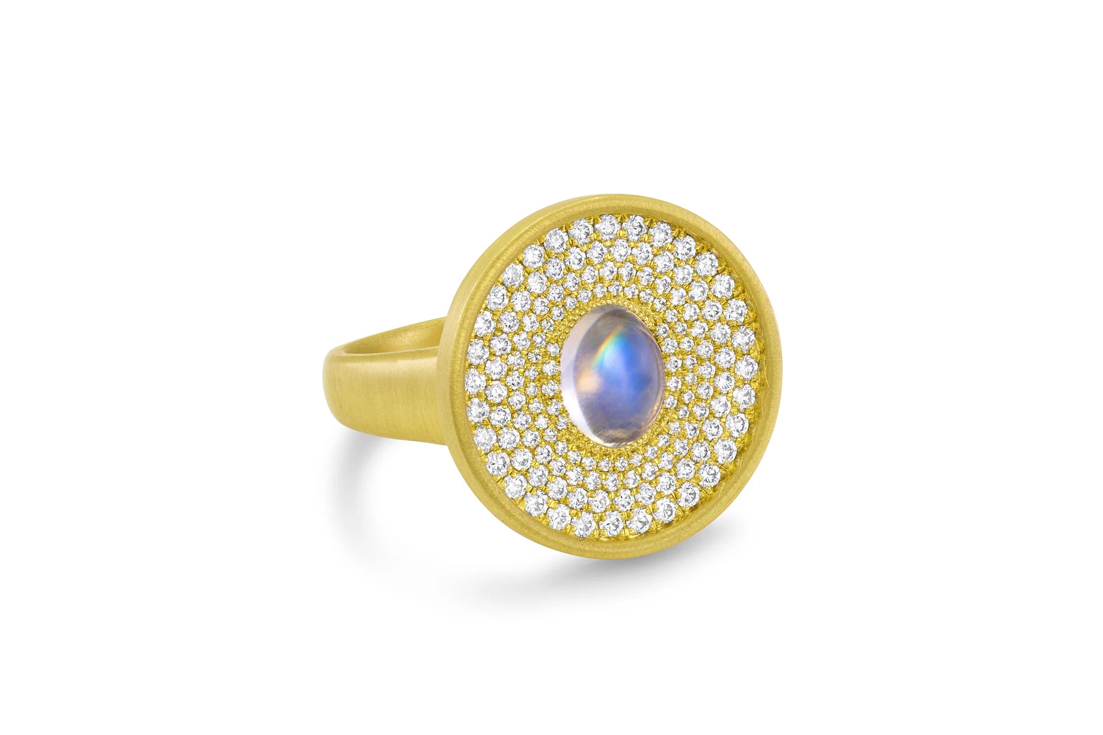 Amani Pavé with Moonstone Ring