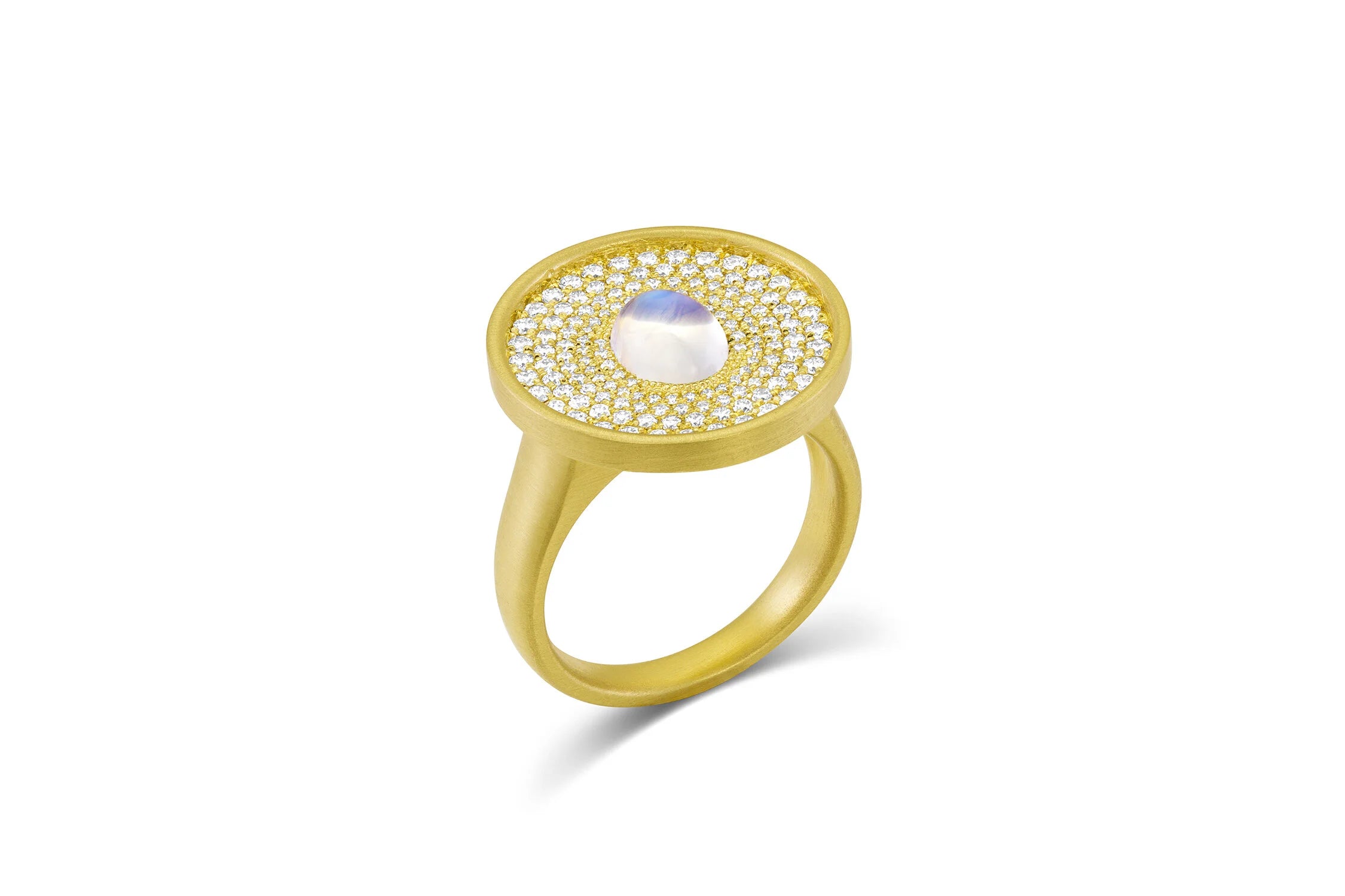 Amani Pavé with Moonstone Ring