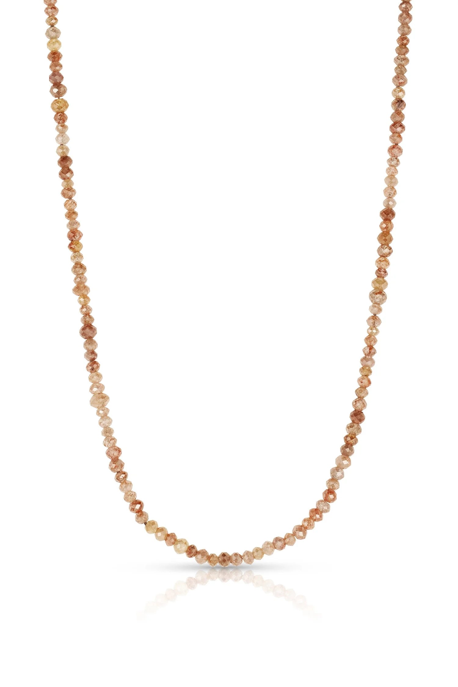 Rust Diamond Bead Strand