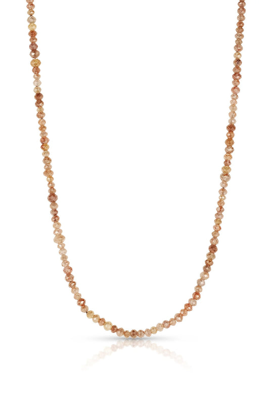 Rust Diamond Bead Strand