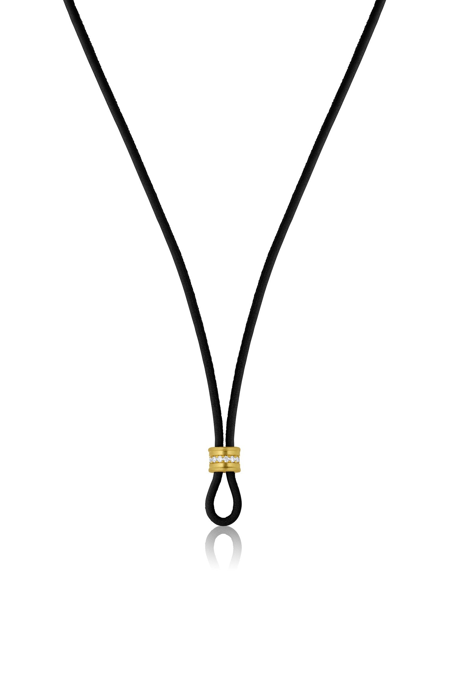 Leather Cord with Diamond Slider - All Colors