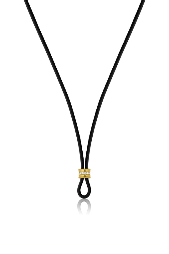 Leather Cord with Diamond Slider - All Colors