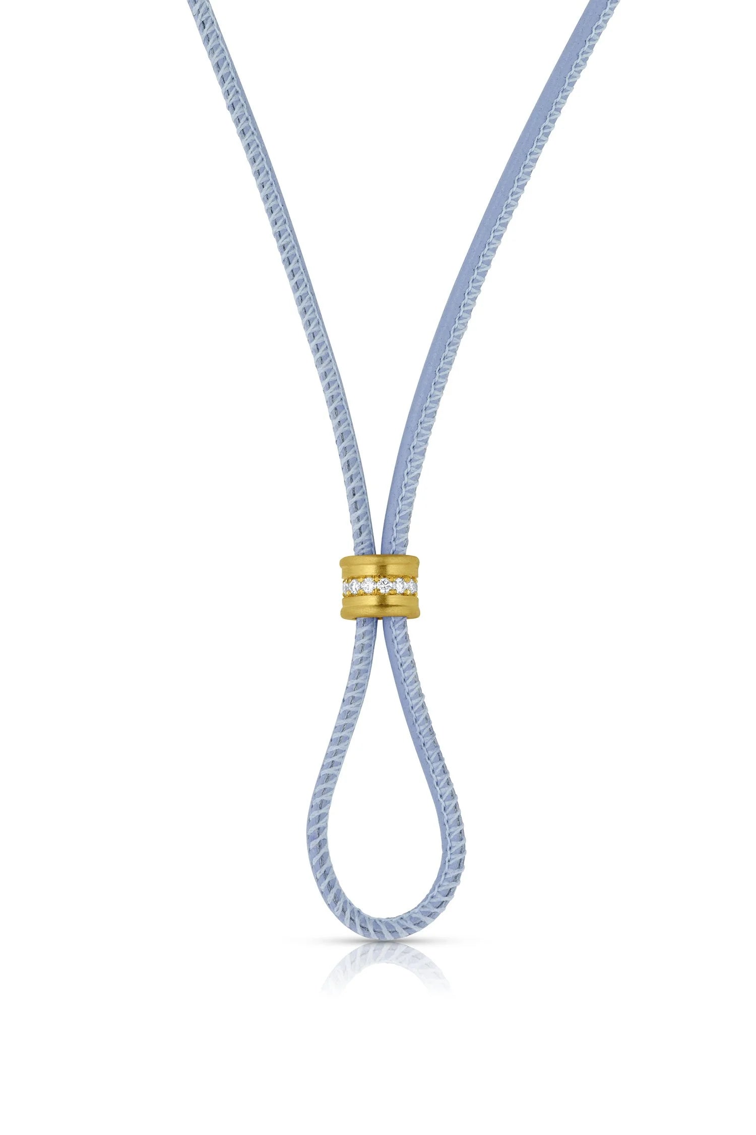 Leather Cord with Diamond Slider - All Colors