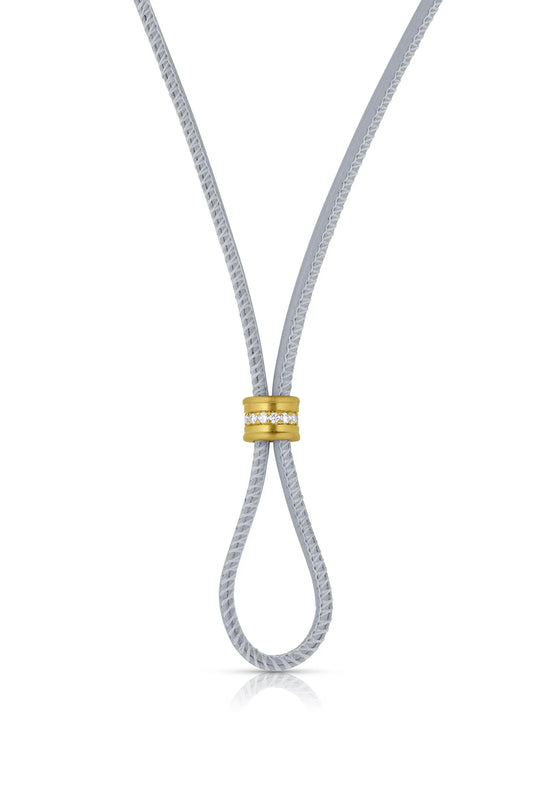 Leather Cord with Diamond Slider - All Colors