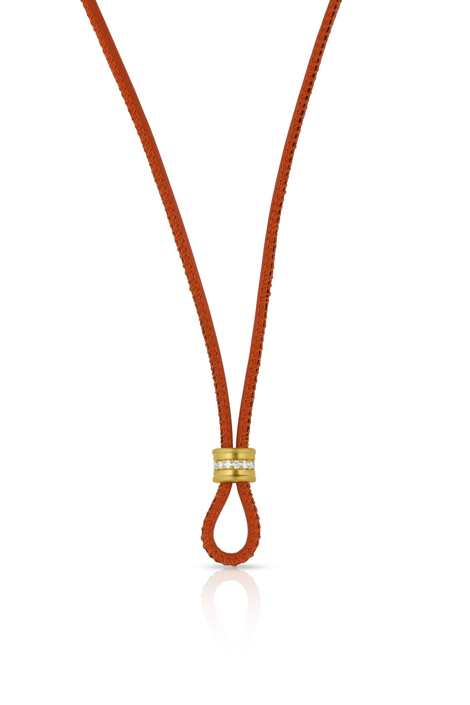 Leather Cord with Diamond Slider - All Colors