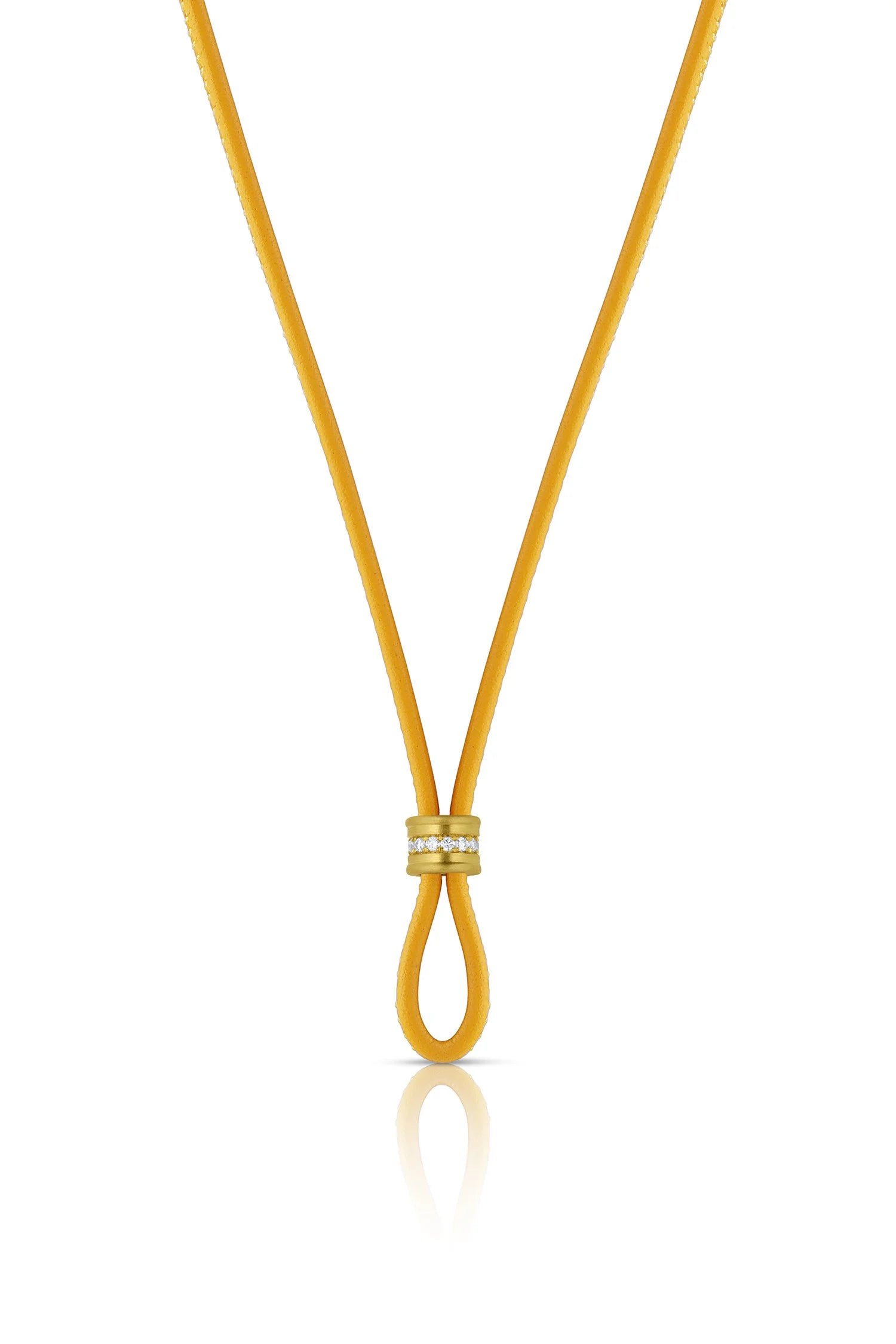 Leather Cord with Diamond Slider - All Colors