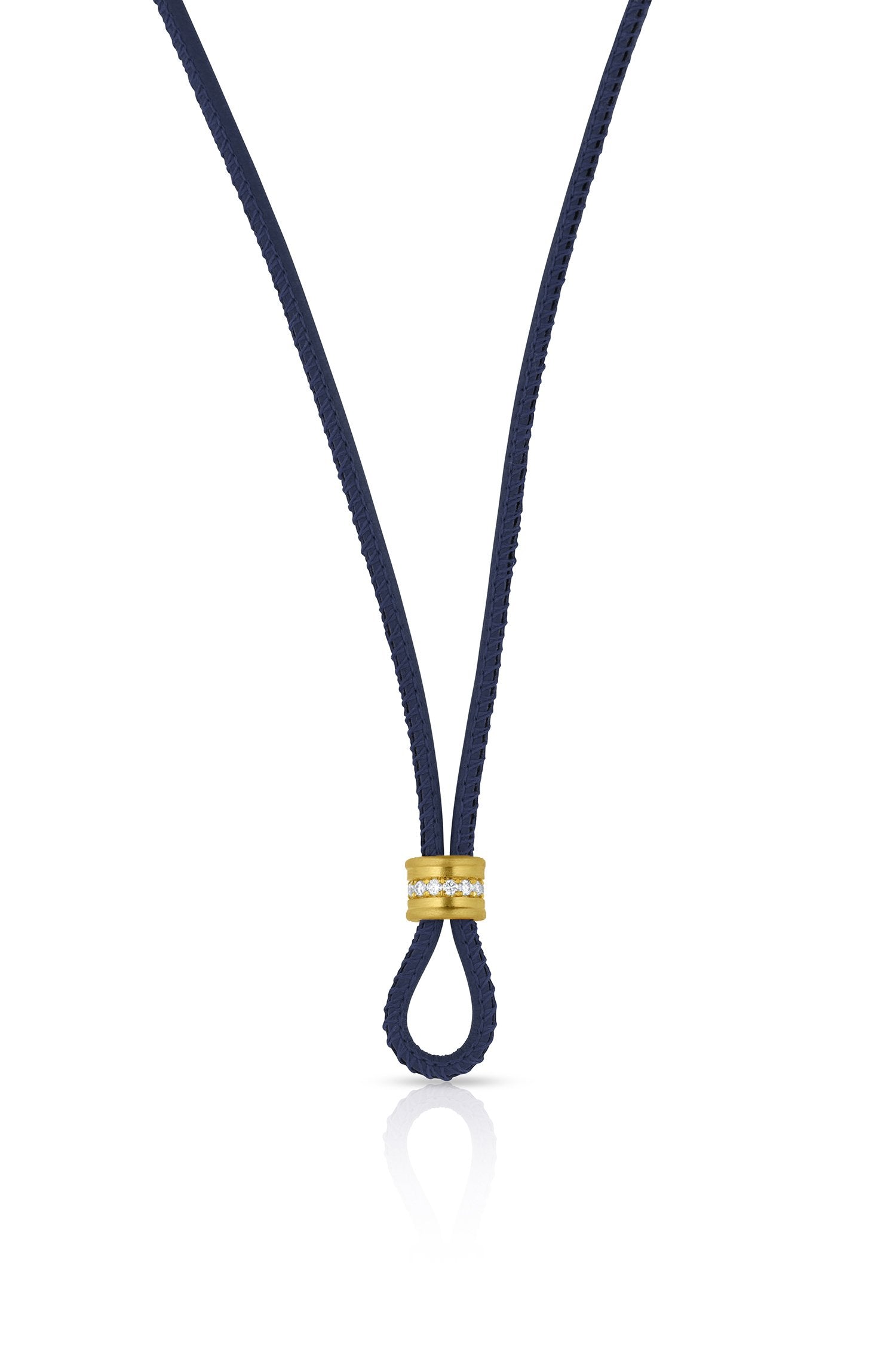 Leather Cord with Diamond Slider - All Colors