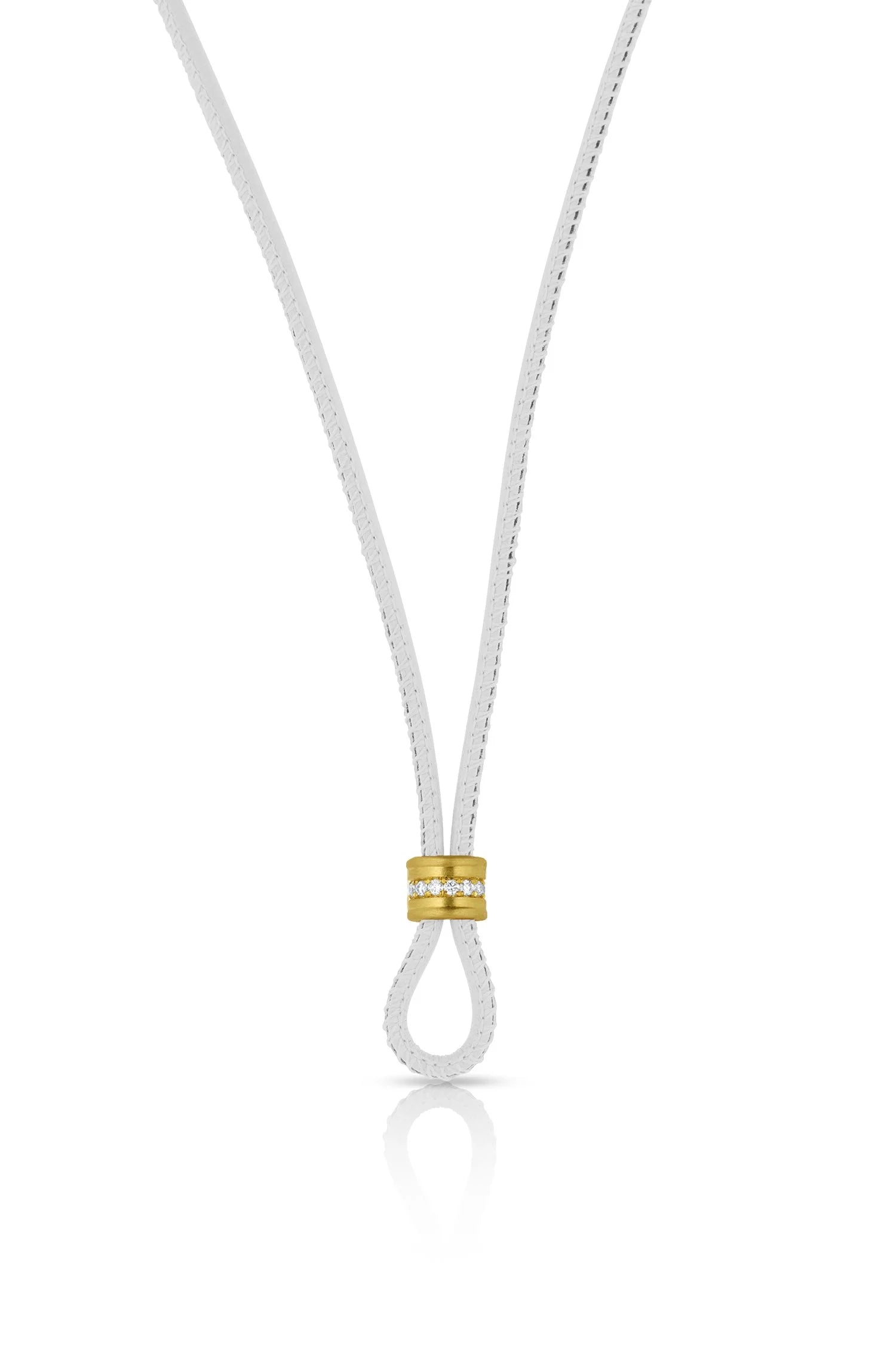 Leather Cord with Diamond Slider - All Colors