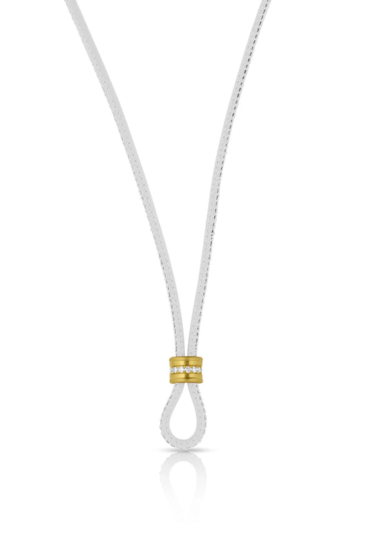 Leather Cord with Diamond Slider - All Colors