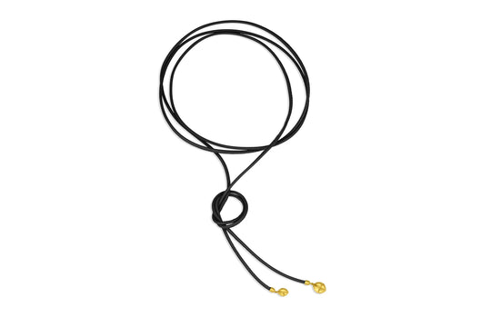 Wave Bead Leather Cord