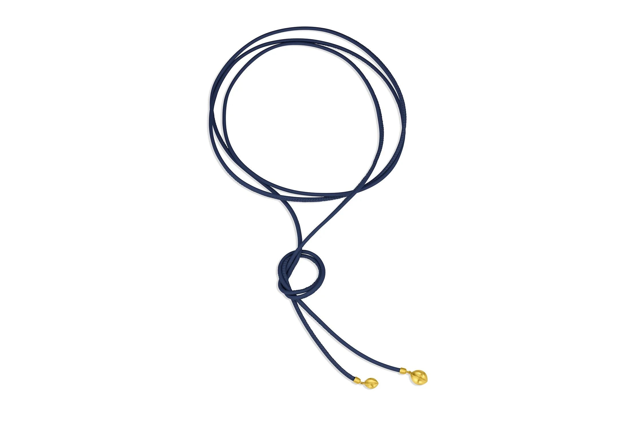 Wave Bead Leather Cord