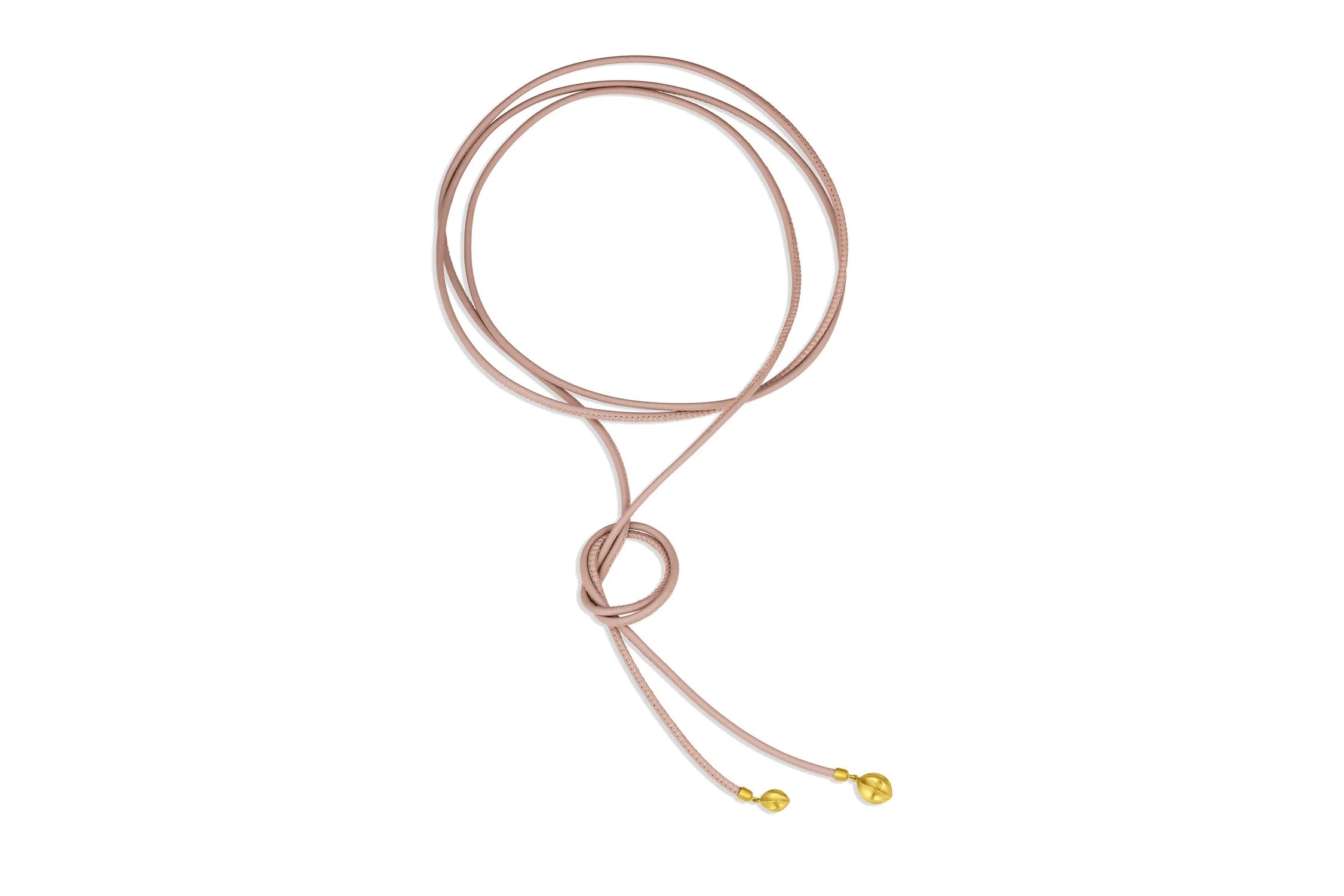 Wave Bead Leather Cord