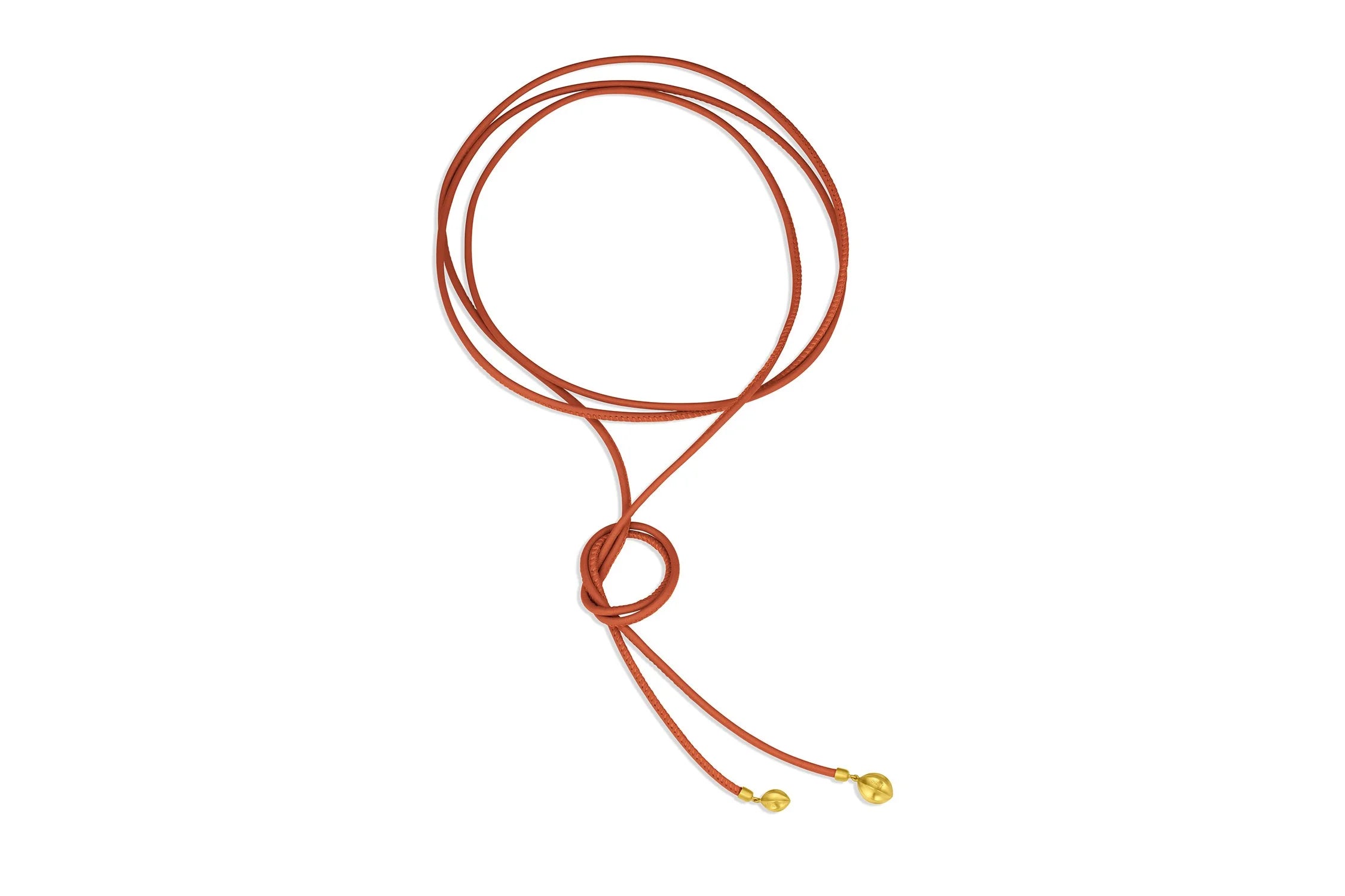 Wave Bead Leather Cord