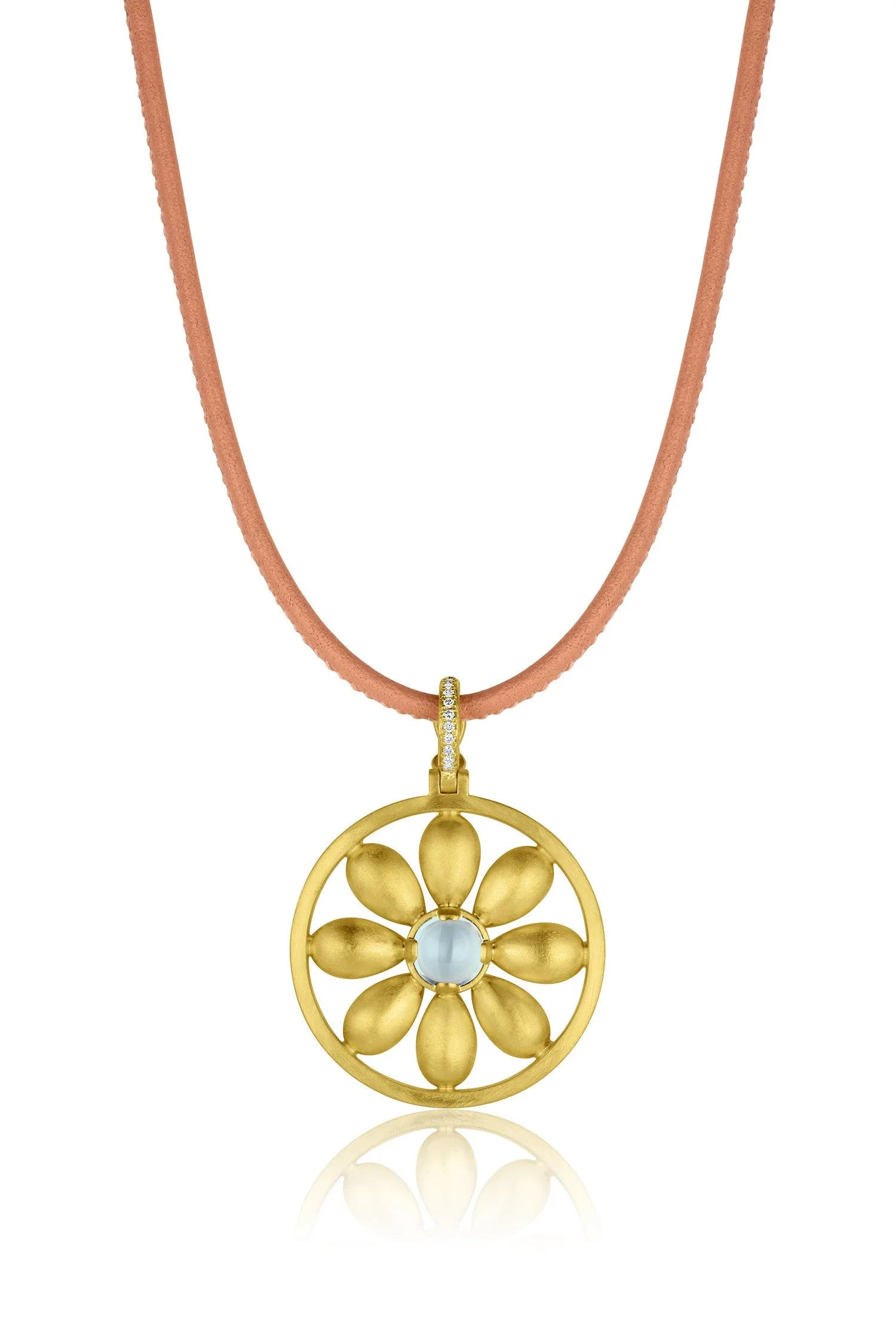 Flora Pendant - Aquamarine