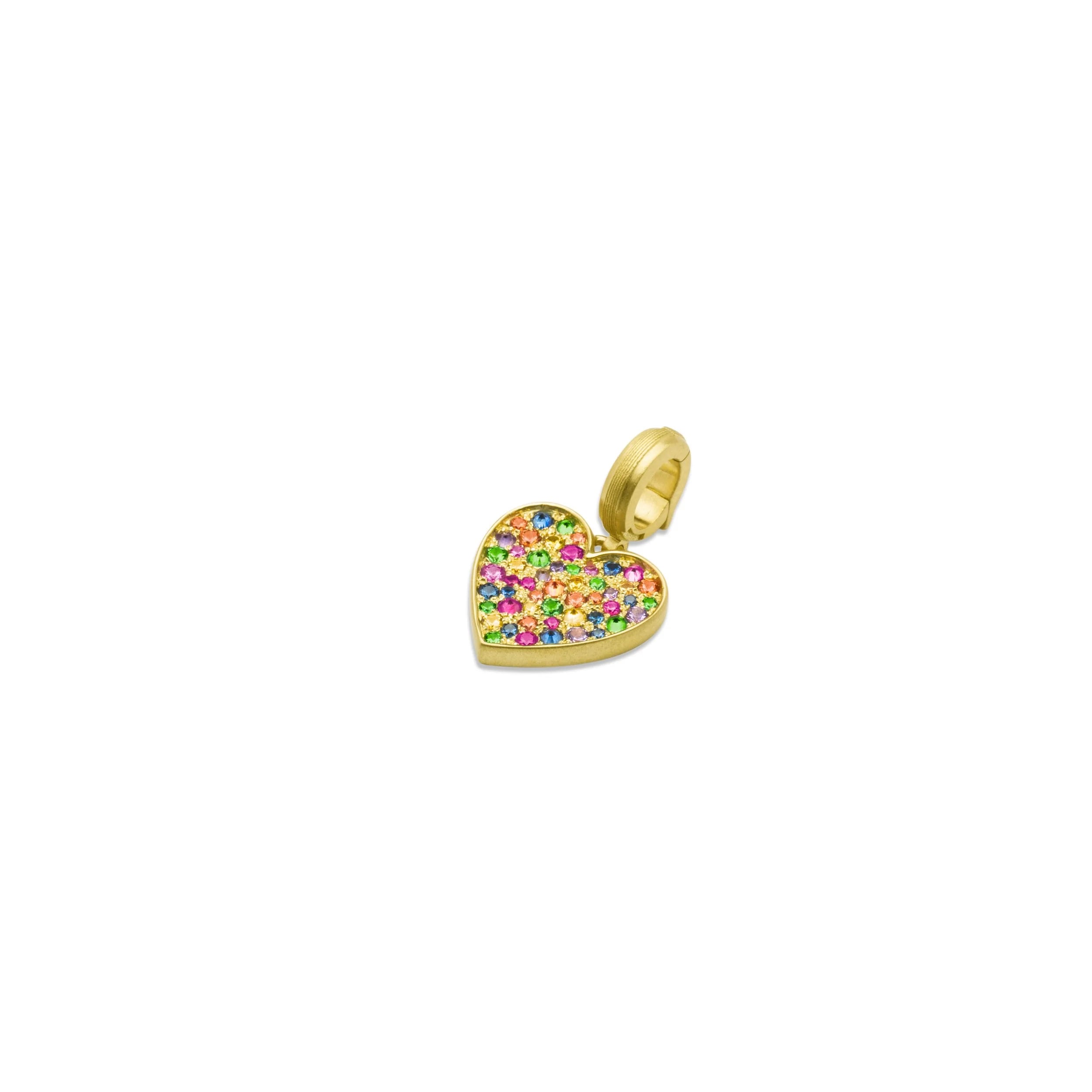 Small Heart Pendant - Multi Color