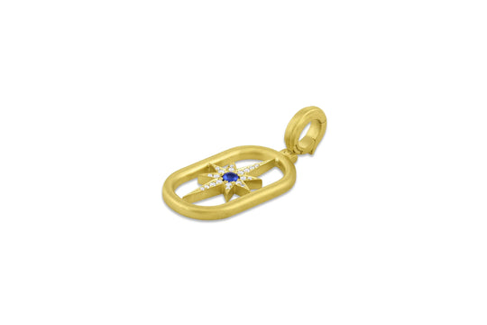 Northstar Pendant - Blue Sapphire
