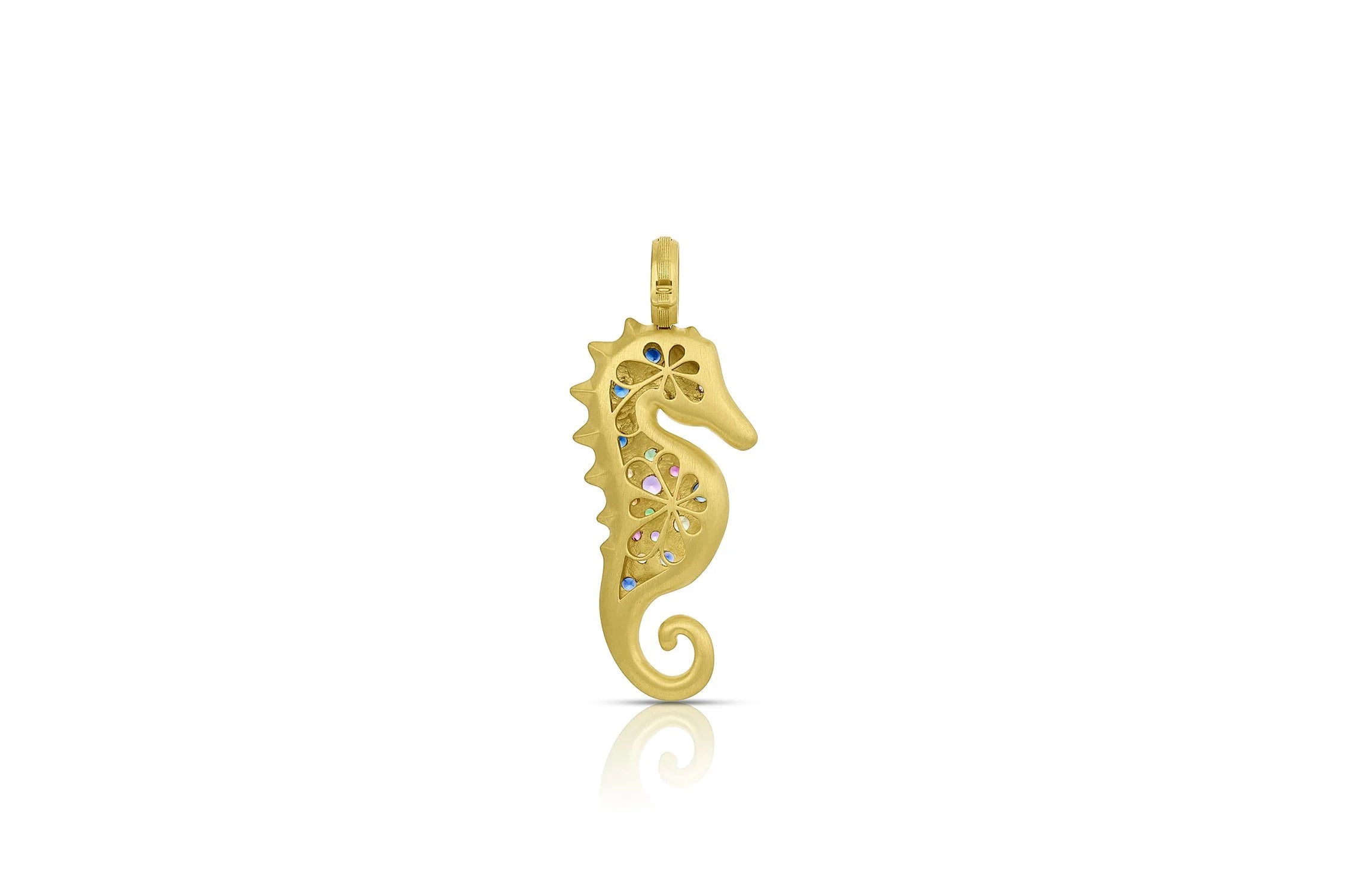 Medium Seahorse Pendant - Multi Color