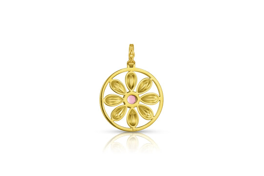 Flora Pendant - Green Tourmaline